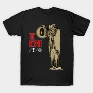 The Hermit Tarot Card - 70s Rock Parody T-Shirt